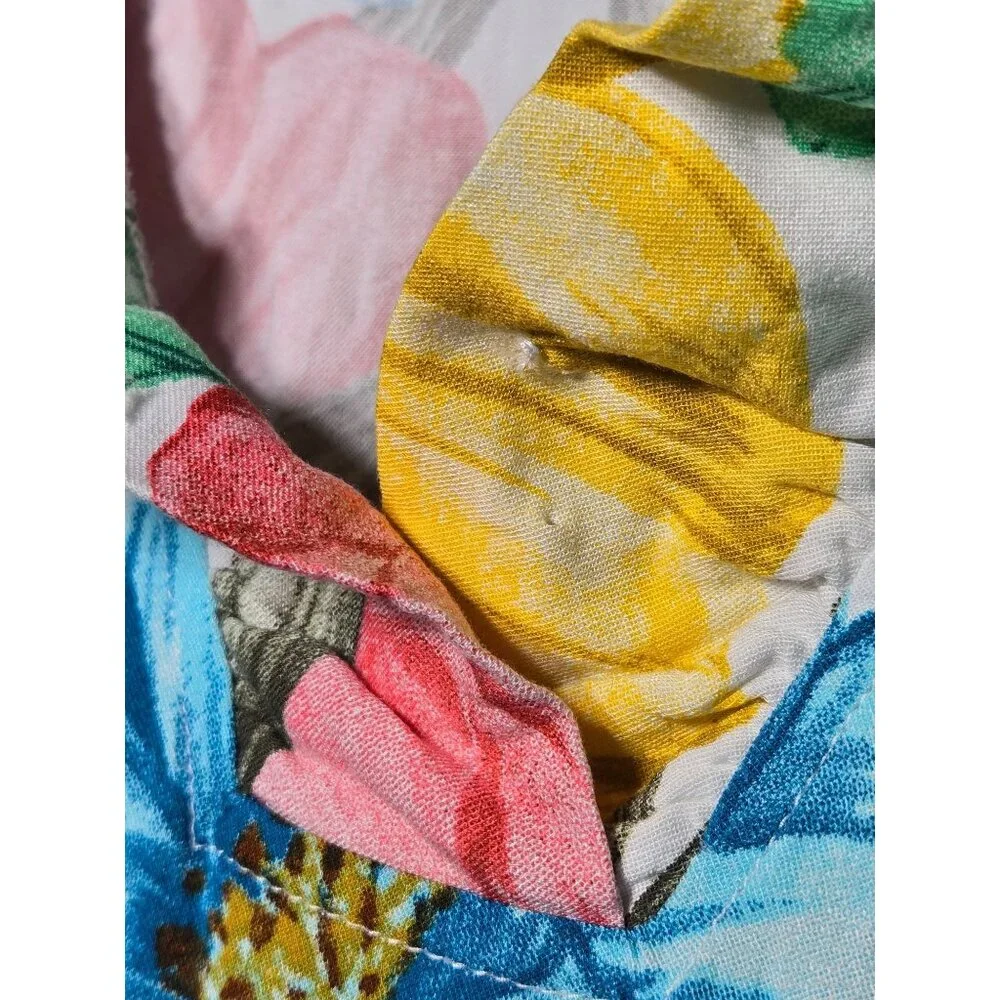 Crown & Ivy Multicolor Floral Tiered Maxi Dress Plus Size 3X Cottage Boho Resort - Picture 3 of 9